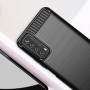 Husa Tpu Carbon Fibre pentru Huawei P Smart (2021) , Neagra