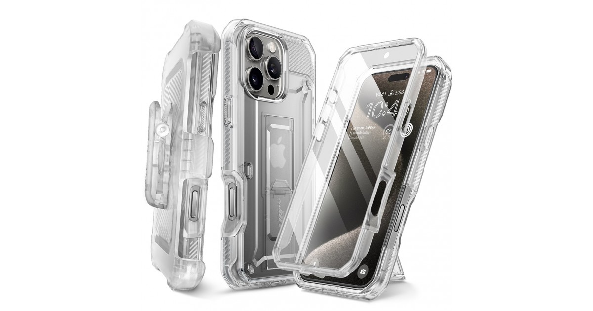 Husa pentru iPhone 16 Pro Max - Supcase Unicorn Beetle Pro - Clear