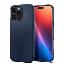 Husa pentru iPhone 16 Pro Max - Spigen Liquid Air - Navy Albastra