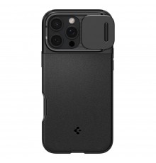 Husa pentru iPhone 16 Pro Max - Nillkin CamShield Pro - Dark Mov