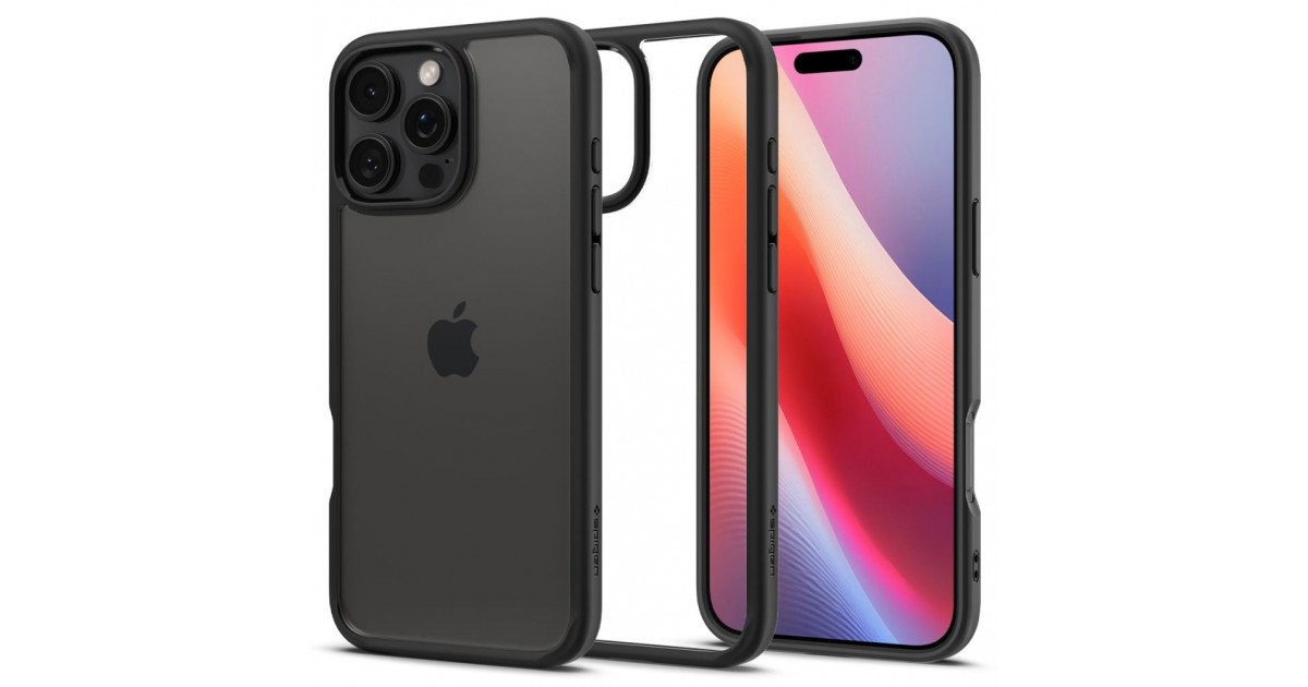 Husa pentru iPhone 16 Pro Max - Spigen Ultra Hybrid - Matte Neagra