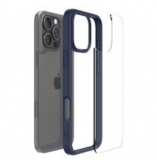 Husa pentru iPhone 16 Pro Max - Spigen Ultra Hybrid - Navy Albastra