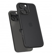 Husa pentru iPhone 16 Pro Max - Spigen Ultra Hybrid - Frost Neagra