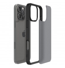 Husa pentru iPhone 16 Pro Max - Spigen Ultra Hybrid - Frost Neagra