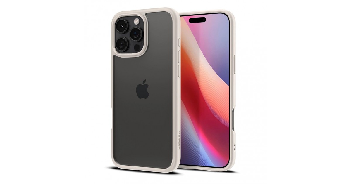 Husa pentru iPhone 16 Pro Max - Spigen Ultra Hybrid - Natural Titanium