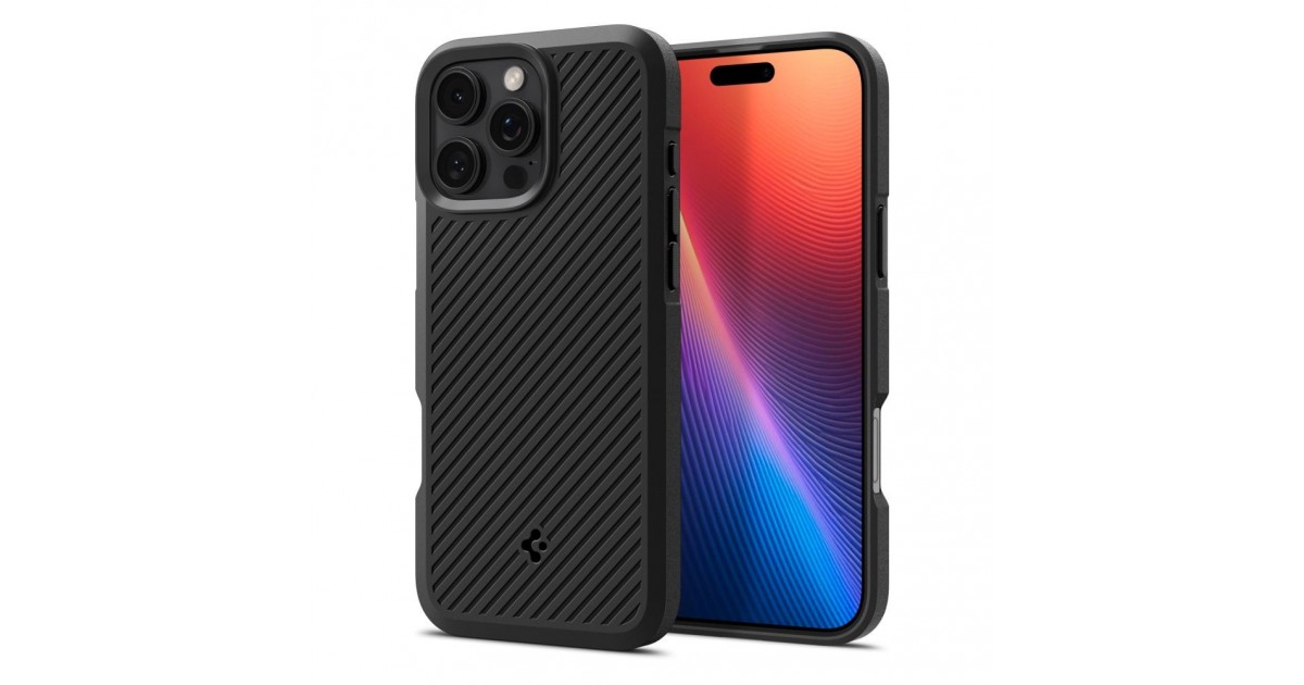 Husa pentru iPhone 16 Pro Max - Spigen Core Armor - Matte Neagra