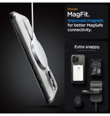 Husa pentru iPhone 16 Pro Max - Spigen Ultra Hybrid MagSafe - Frost Clear