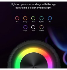 Boxa Fara Fir Bluetooth 5.3, RGB, IPX5, Bass - Baseus AeQur VO20 (A20067900117-00) - Negru