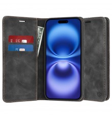 Husa pentru iPhone 16 - Techsuit Safe Wallet Plus - Verde