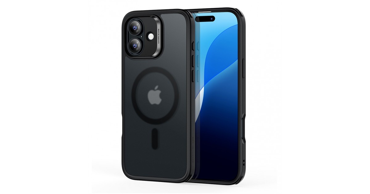 Husa pentru iPhone 16 - ESR Classic Hybrid HaloLock - Frosted Neagra