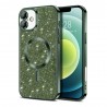 Husa pentru iPhone 16 - Techsuit Luxury Glitter MagSafe - Deep Verde