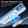 Husa pentru iPhone 16 - ESR Classic Hybrid HaloLock - Clear Albastra