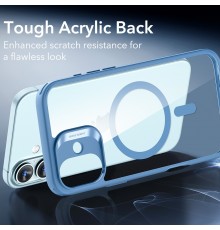 Husa pentru iPhone 16 - ESR Classic Hybrid HaloLock - Clear Albastra