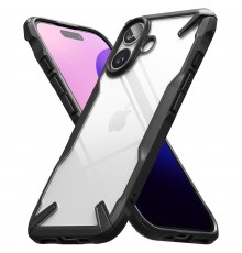 Husa pentru iPhone 16 - Ringke Fusion X - Neagra