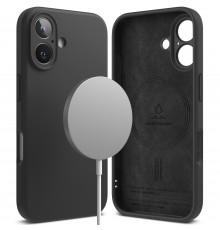 Husa pentru iPhone 16 - Techsuit Carbon Silicone - Albastra