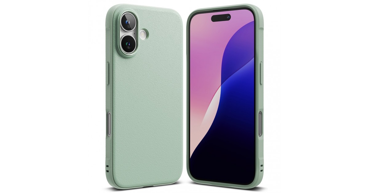 Husa pentru iPhone 16 - Ringke Onyx - Verde menta