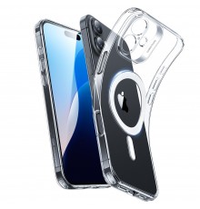 Husa pentru iPhone 16 Plus - ESR Classic Hybrid HaloLock Kickstand - Clear Neagra