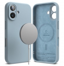 [PACHET 360] - Husa ColorVerse 360 + Folie de protectie -  iPhone 16 Plus  - Albastru