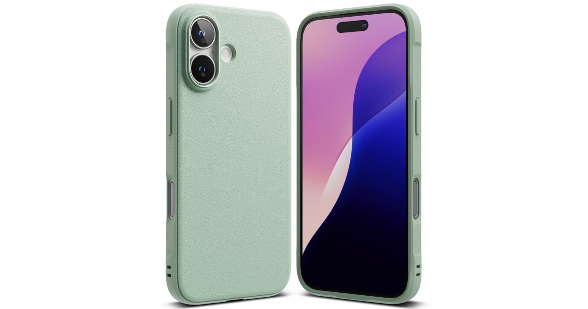 Husa pentru iPhone 16 Plus - Ringke Onyx - Verde menta