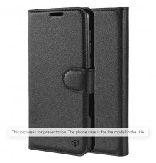 Husa pentru iPhone 16 Pro - Techsuit Leather Folio - Neagra