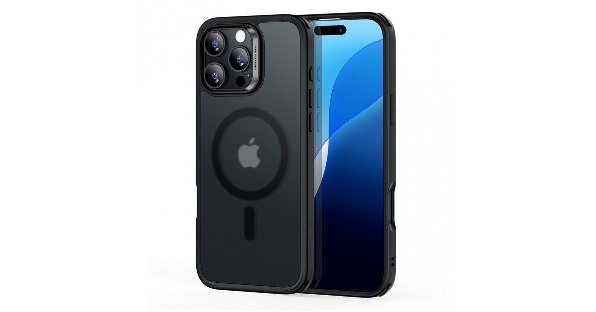 Husa pentru iPhone 16 Pro - ESR Classic Hybrid HaloLock - Frosted Neagra