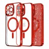 Husa pentru iPhone 16 Pro - Techsuit Luxury Glitter MagSafe - Rosie