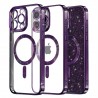 Husa pentru iPhone 16 Pro - Techsuit Luxury Glitter MagSafe - Deep Mov