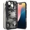 Husa pentru iPhone 16 Pro - Ringke Fusion X Design - Camo Neagra