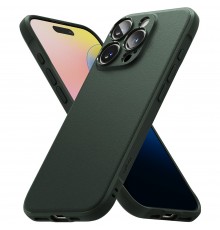 Husa pentru iPhone 16 Pro - Ringke Onyx - Verde inchisa