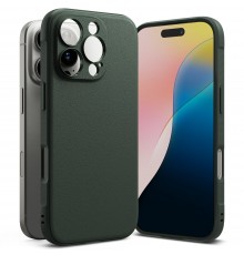 Husa pentru iPhone 16 Pro - Ringke Onyx - Verde inchisa