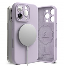 Husa pentru iPhone 16 Pro - Ringke Silicone Magnetic MagSafe - Lavender