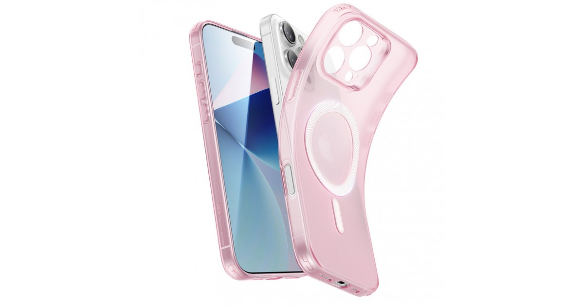 Husa pentru iPhone 16 Pro - ESR Zero HaloLock - Frosted Roz