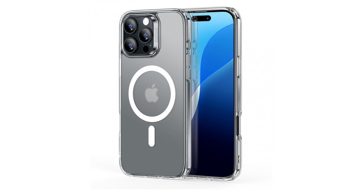 Husa pentru iPhone 16 Pro - ESR Classic Hybrid HaloLock - Frosted Clear