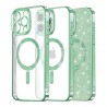 Husa pentru iPhone 16 Pro Max - Techsuit Luxury Glitter MagSafe - Light Verde