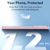 Husa pentru iPhone 16 Pro Max - ESR Zero HaloLock - Frosted Roz