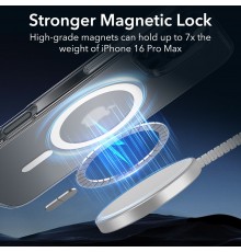 Husa pentru iPhone 16 Pro Max - ESR Classic Hybrid HaloLock - Frosted Clear