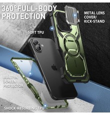 Husa pentru iPhone 16 + Folie - I-Blason Armorbox - Guldan