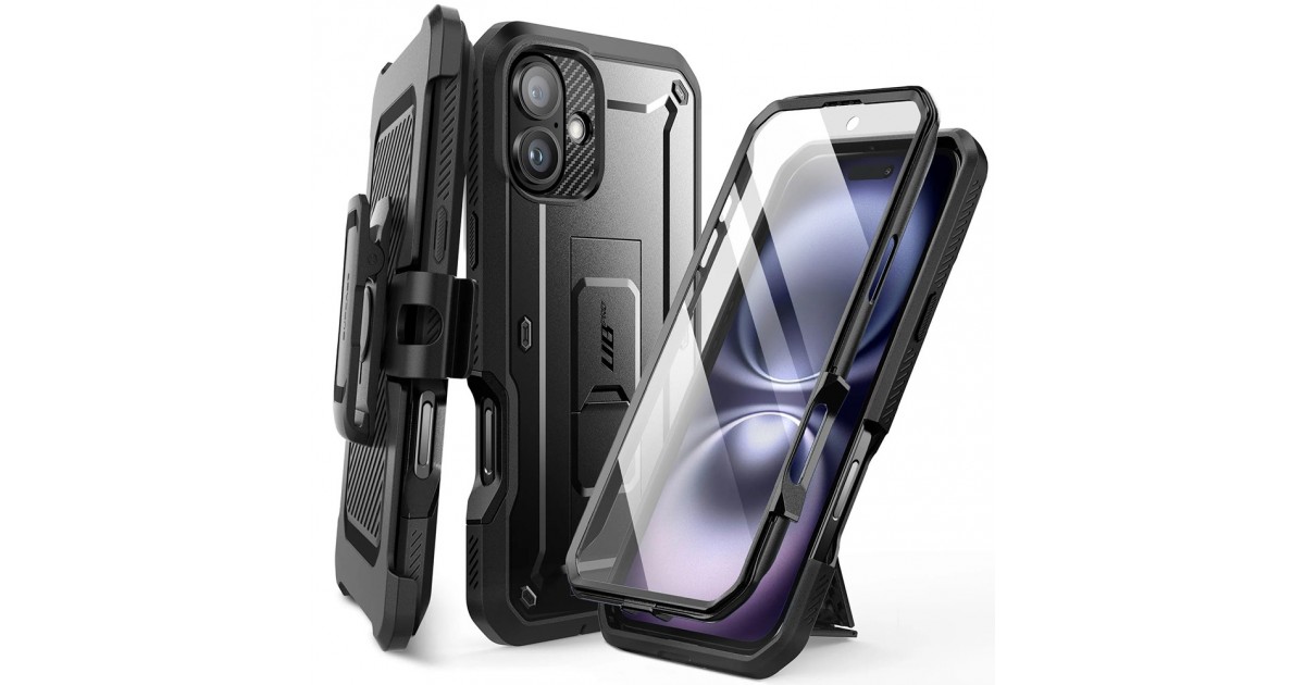 Husa pentru iPhone 16 - Supcase Unicorn Beetle Pro - Neagra