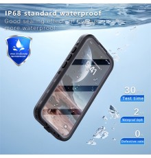 Husa pentru iPhone 16 - ShellBox Waterproof IP68 Case - Neagra