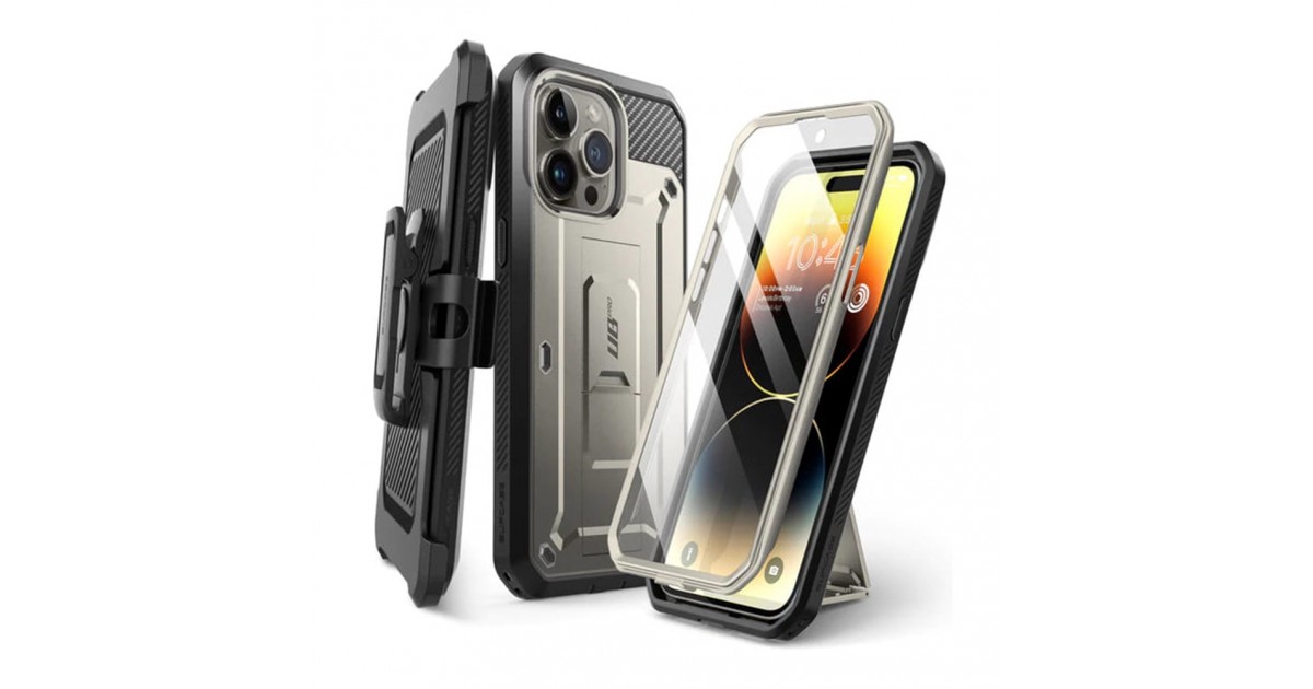 Husa pentru iPhone 16 Pro - Supcase Unicorn Beetle Pro - Titan Gray