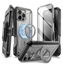 Husa pentru iPhone 16 Pro - Techsuit SoftFlex - Hot Roz