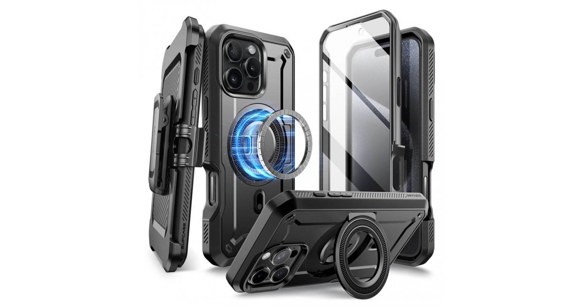 Husa pentru iPhone 16 Pro - Supcase Unicorn Beetle Pro MagSafe - Neagra