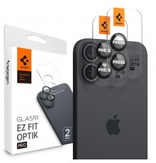 Folie pentru iPhone 15 / iPhone 16 (set 2) - ESR Tempered Glass - Negru