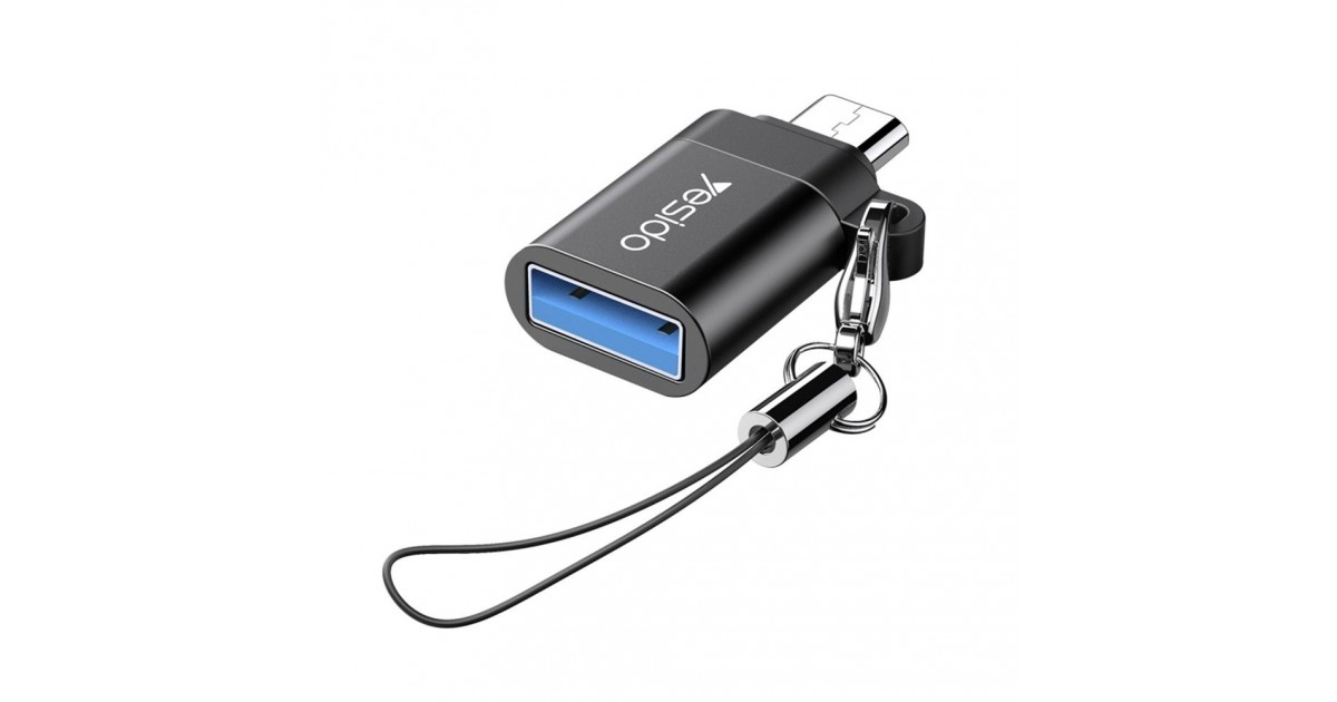 Adaptor OTG Micro-USB la USB 5Gbps - Yesido GS07 - Negru