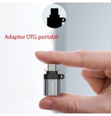 Adaptor OTG Micro-USB la USB 5Gbps - Yesido GS07 - Negru