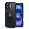 Husa pentru iPhone 16 + Folie - ESR Classic Hybrid HaloLock - Frosted Neagra