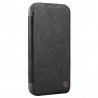 Husa pentru iPhone 16 Pro - Nillkin Qin Prop Leather Case - Neagra