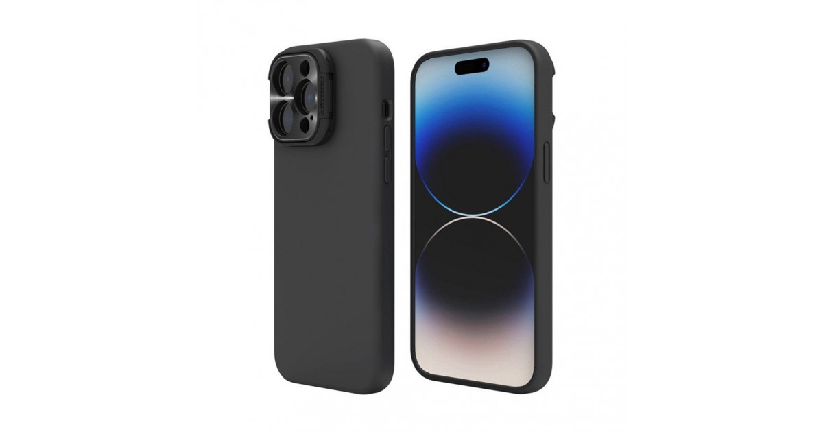 Husa pentru iPhone 16 Pro - Nillkin Lens Wing Magnetic - Neagra