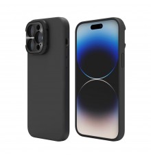 Husa pentru iPhone 16 Pro + Folie - ESR Classic Hybrid HaloLock - Frosted Neagra