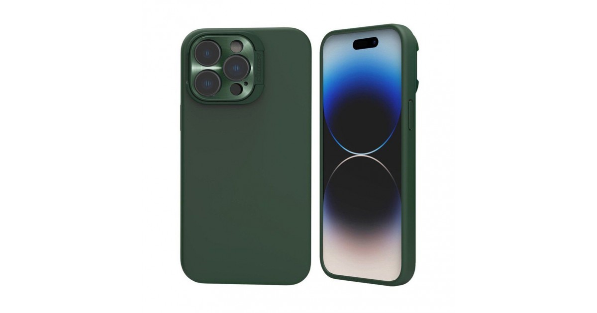 Husa pentru iPhone 16 Pro - Nillkin Lens Wing Magnetic - Verde